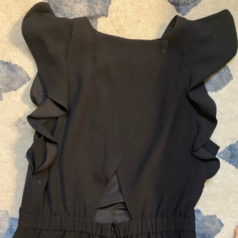 J. Crew Black Ruffle Jumpsuit - Picture 4 of 5